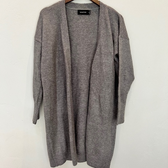 MINKPINK Willow Cardigan Grey size MD - Picture 2 of 4